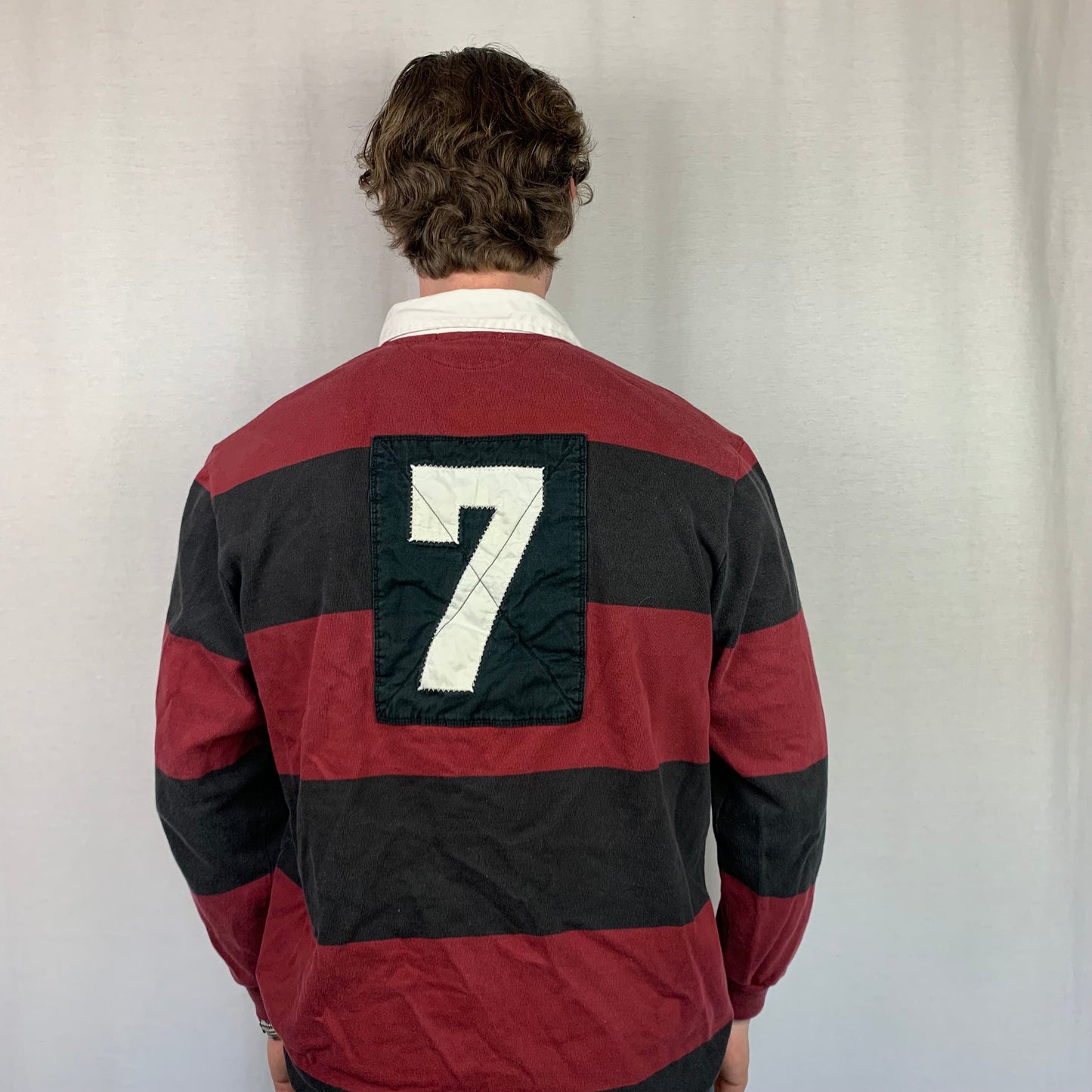 Ralph Lauren Rugbypolo "Rood/Zwart"